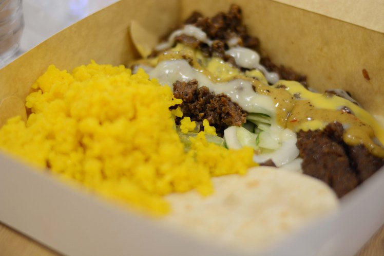 turks gensan doner rice chicken