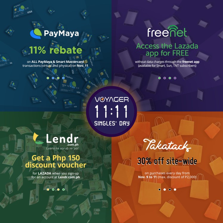 Voyager Singles' Day Promos